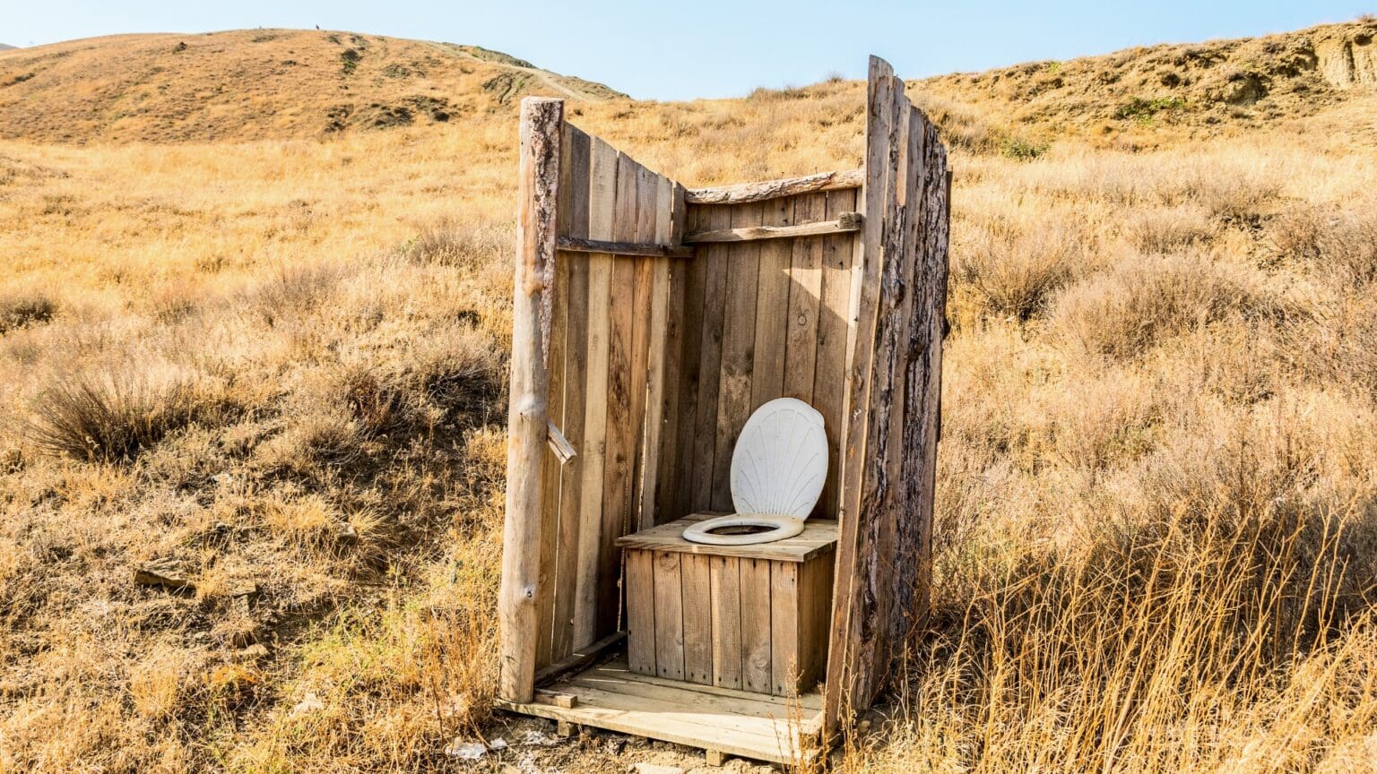 toilet in the middle of nowhere