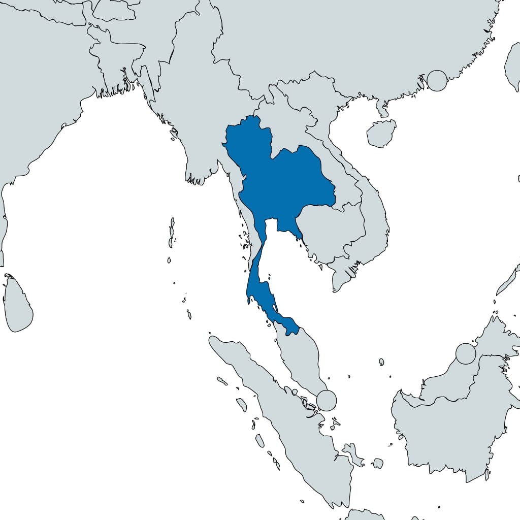 Thailand map