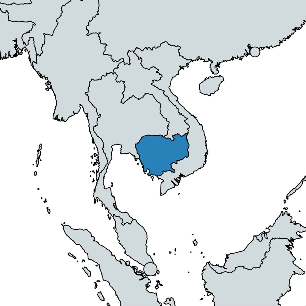 Cambodia map