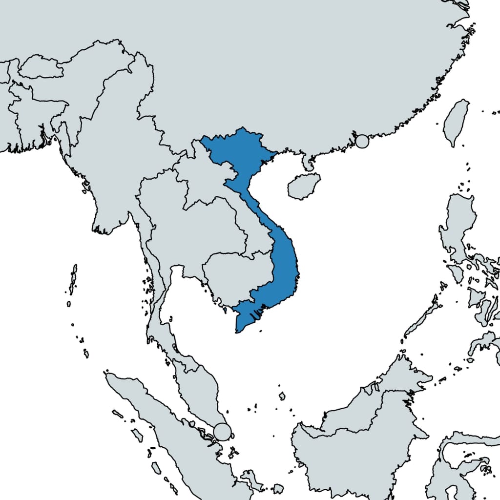 Vietnam map