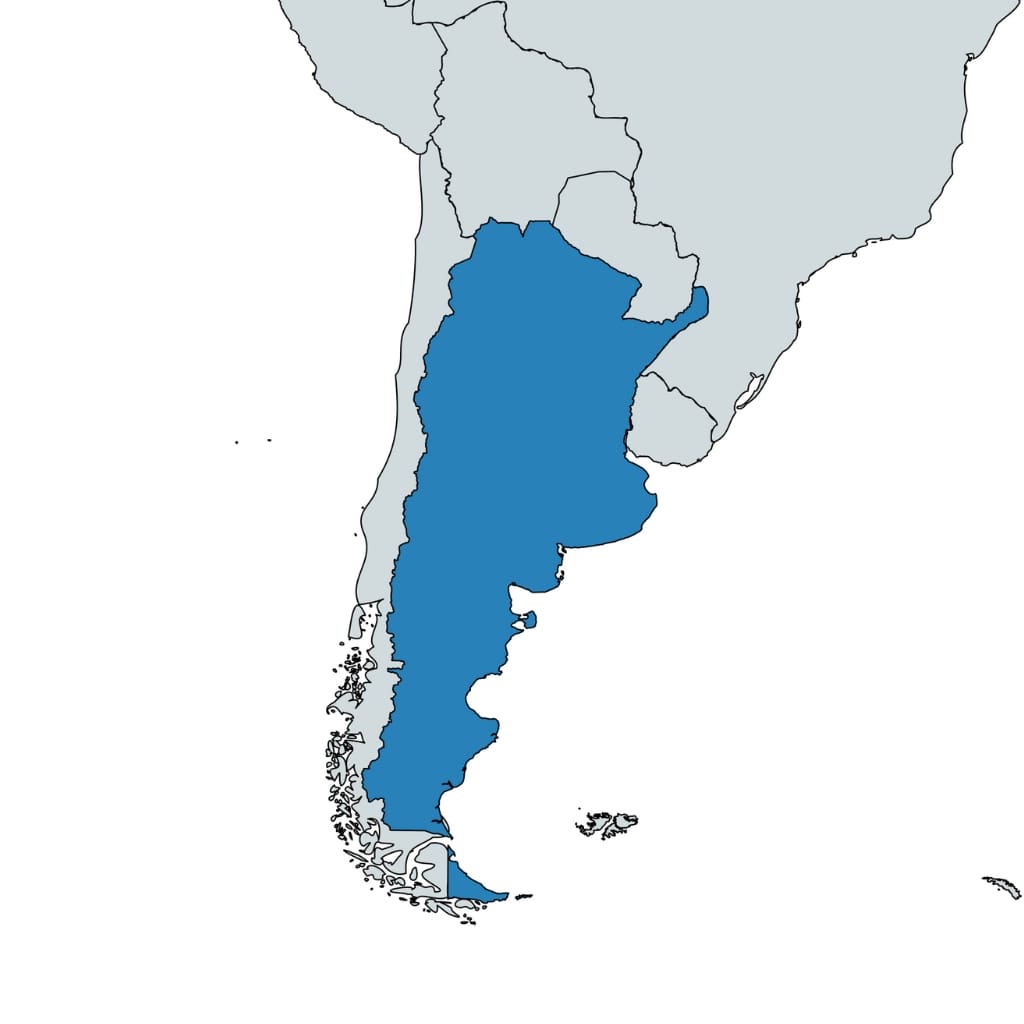 Argentina map