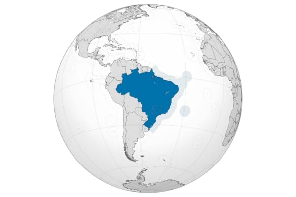 Brazil ortho map
