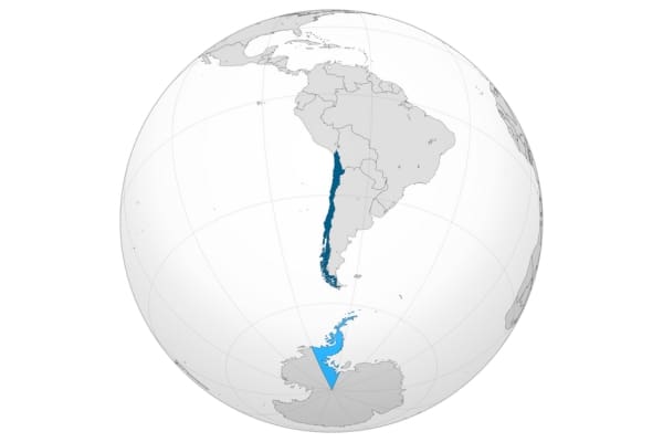 Chile ortho map