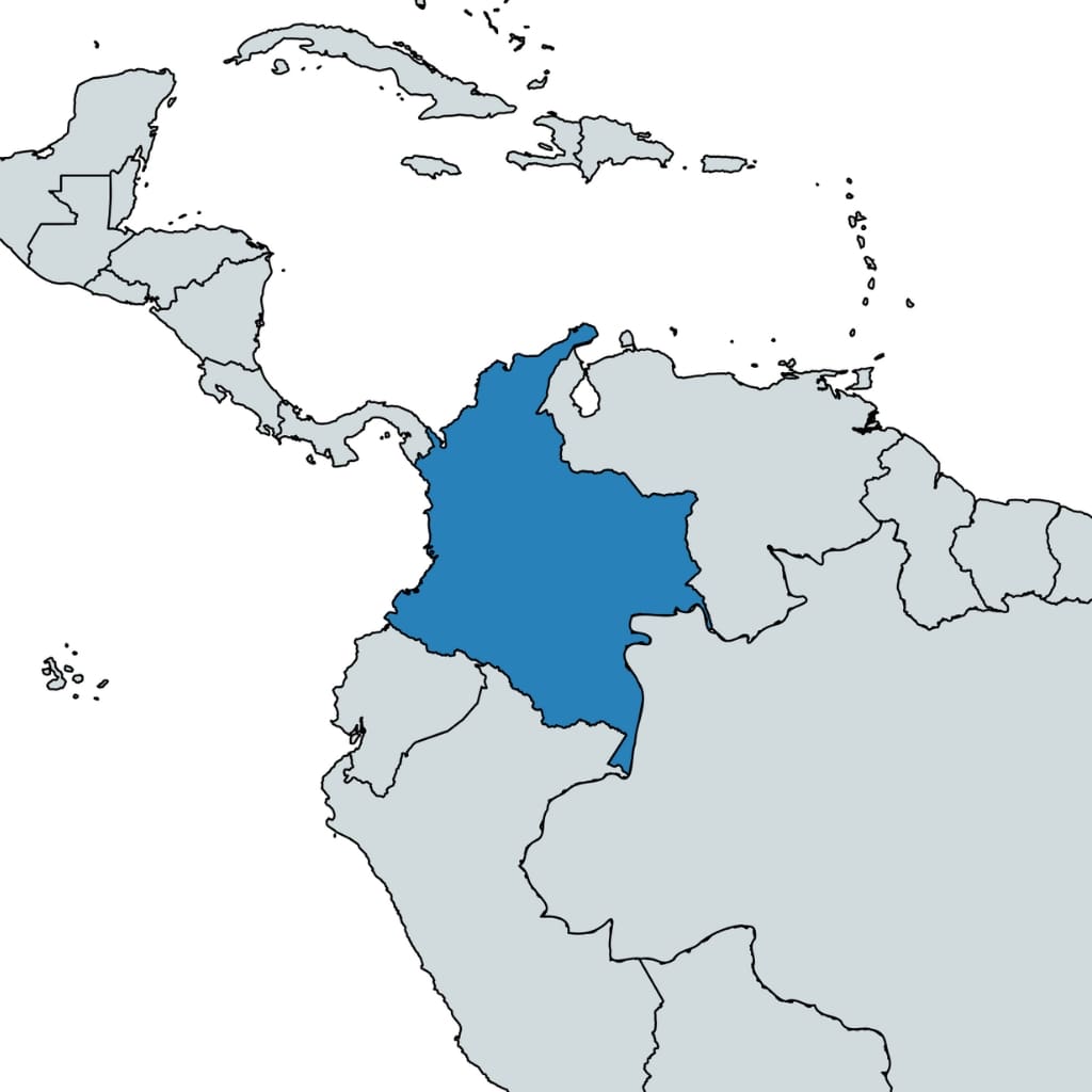 Colombia map