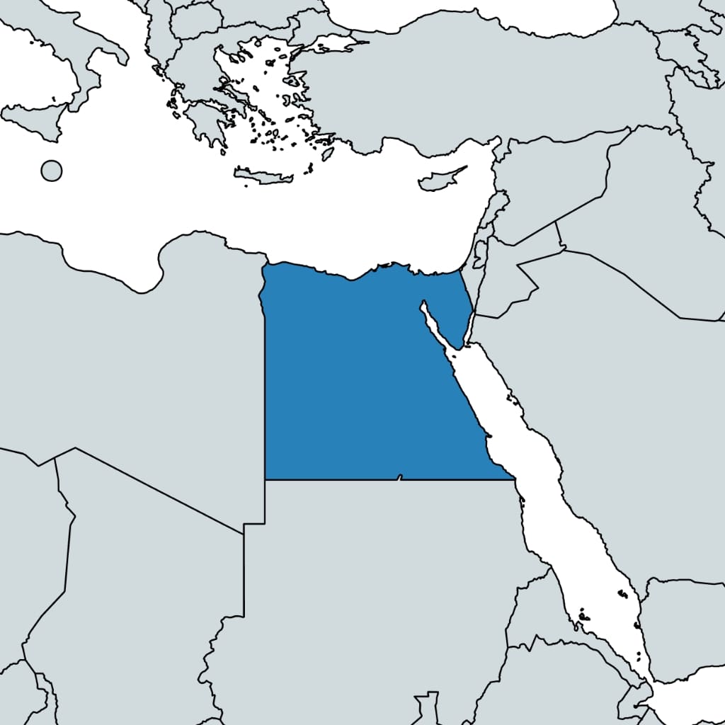 Egypt map