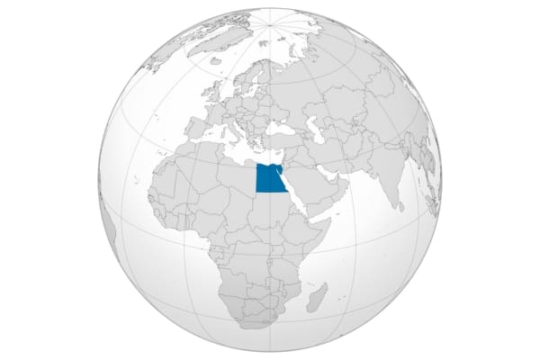 Egypt ortho map