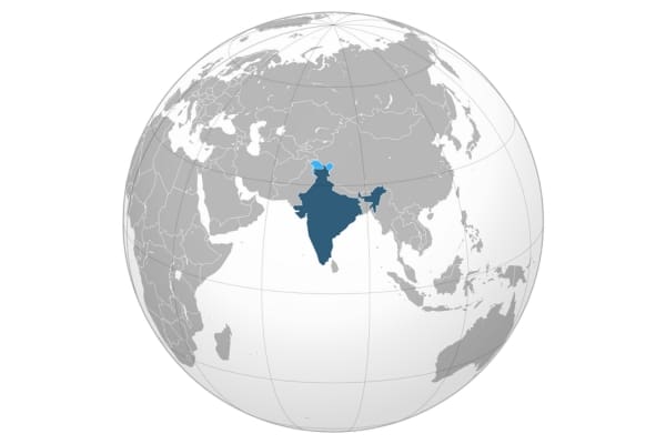 India ortho map