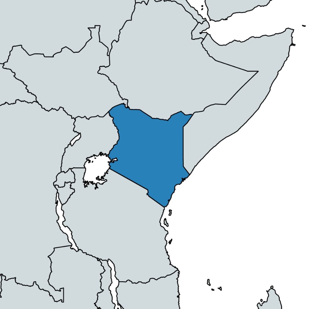 Kenya map
