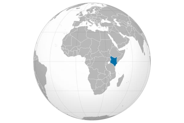 Kenya ortho map