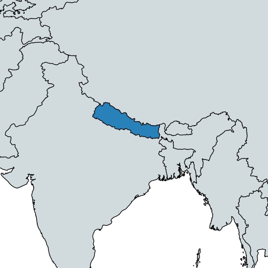 Nepal map