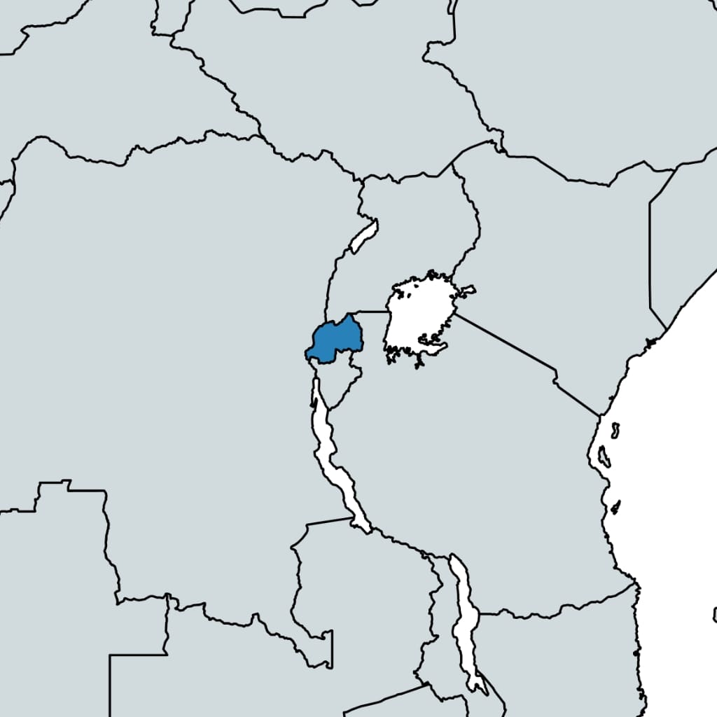 Rwanda map