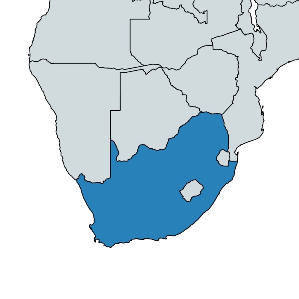 South Africa map