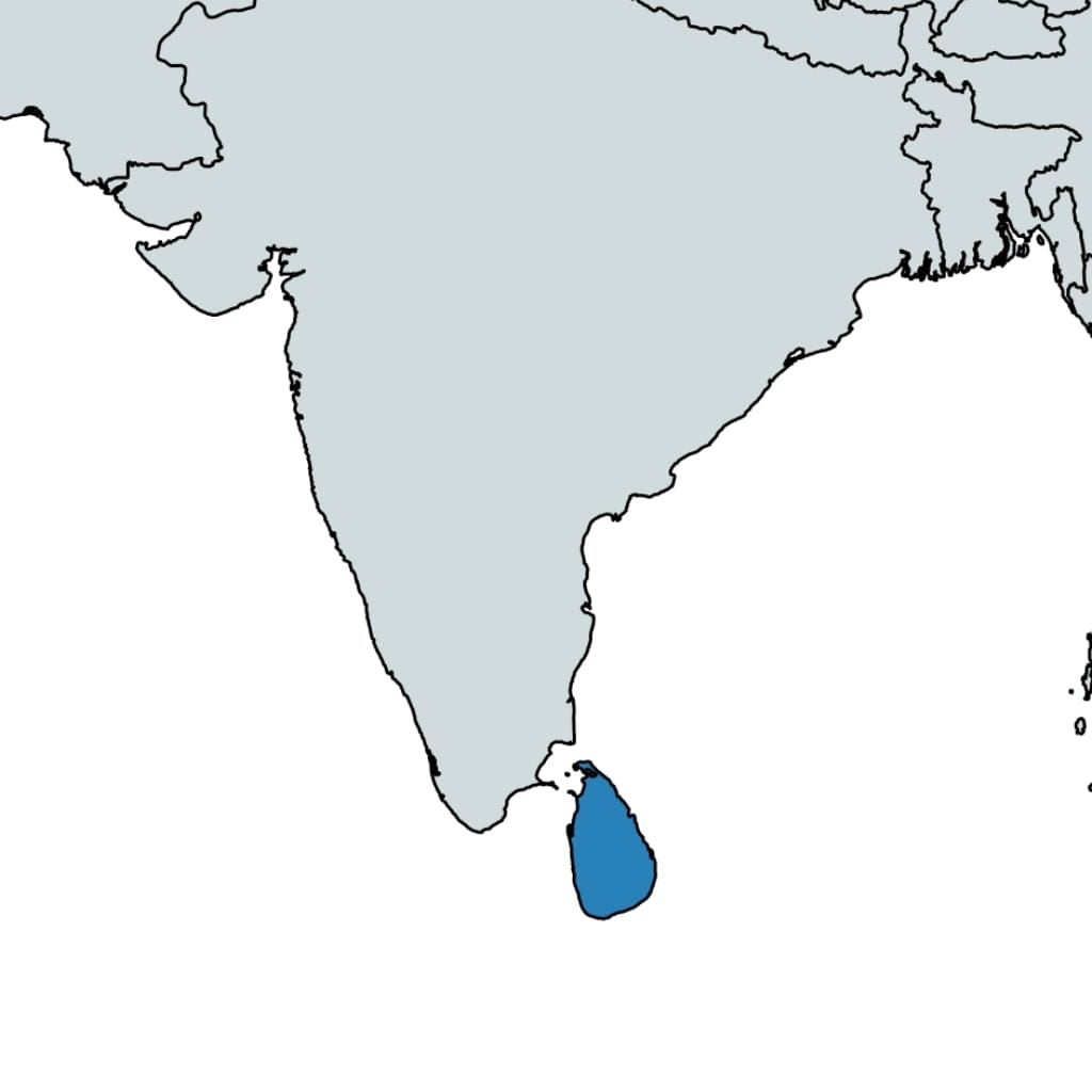 Sri Lanka map