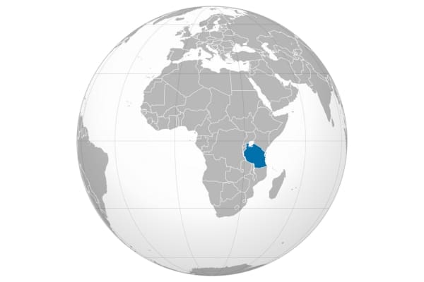 Tanzania ortho map