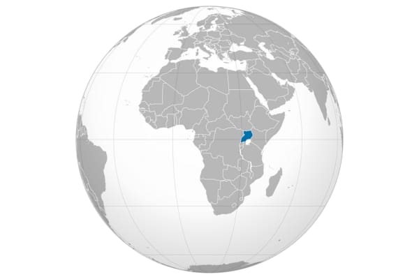 Uganda ortho map