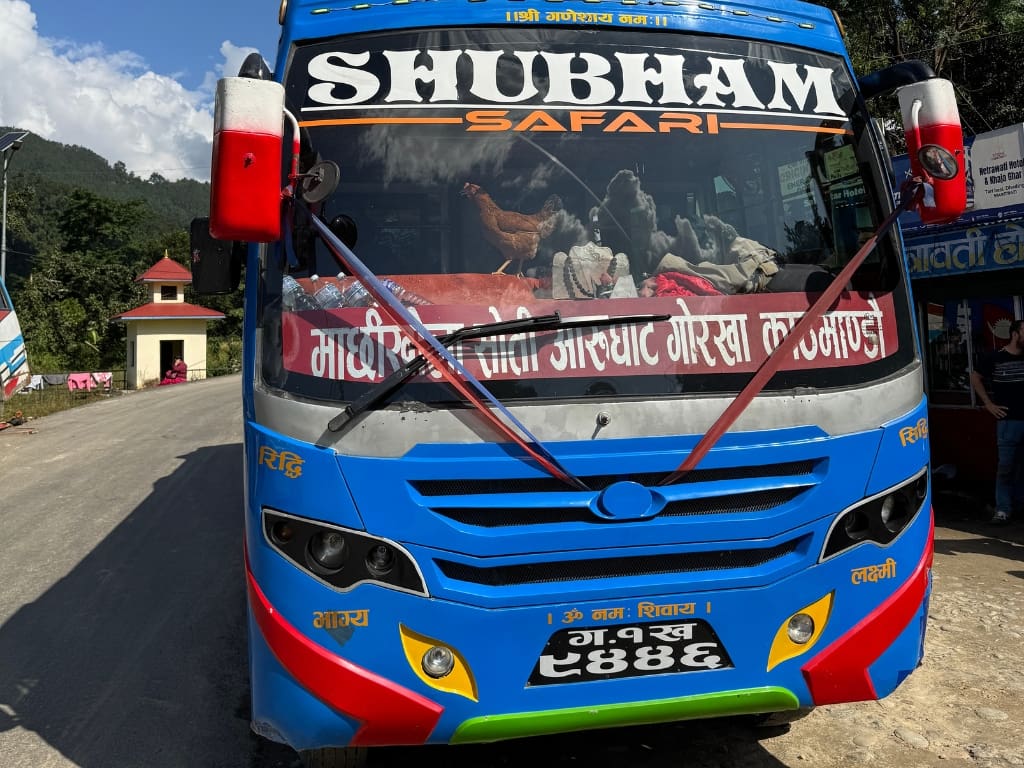 local bus in Nepal